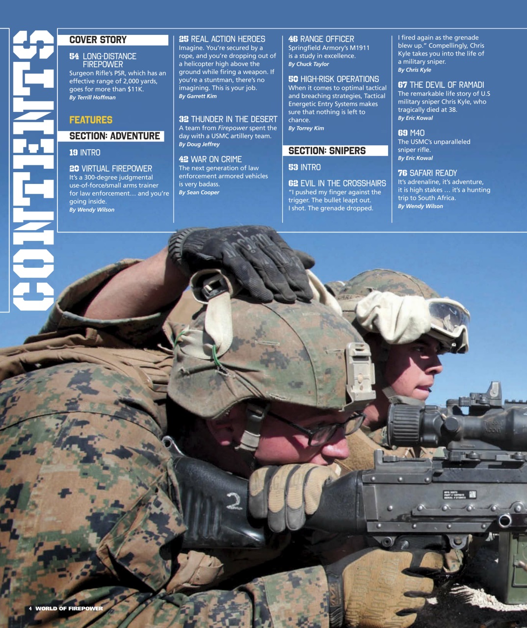 World of Fire Power Preview Pages