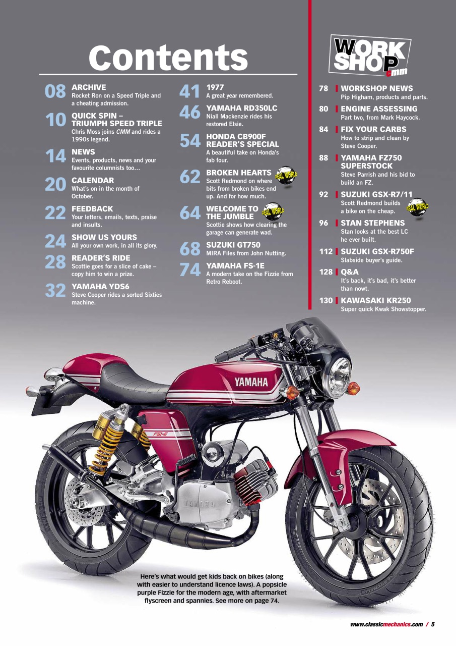 Classic Motorcycle Mechanics Preview Pages