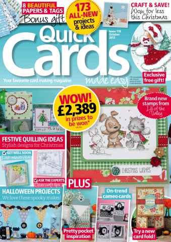 Quick Cards Made Easy issue October 2013
