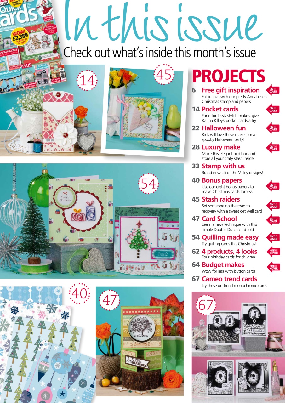 Quick Cards Made Easy Preview Pages