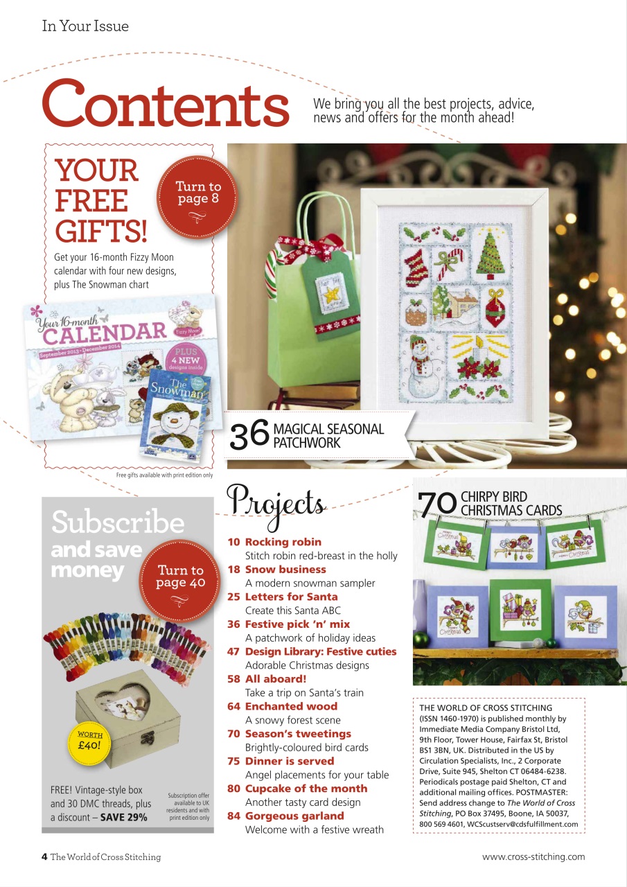 The World of Cross Stitching Preview Pages