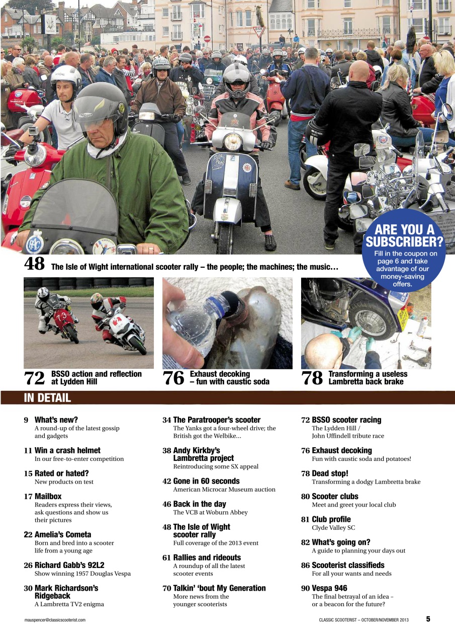 Classic Scooterist Preview Pages