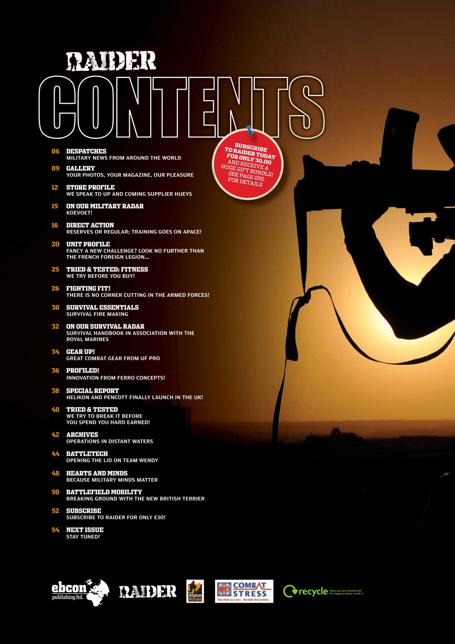 Raider Preview Pages