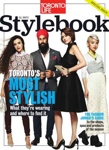 Toronto Life issue Stylebook Fall WInter2013
