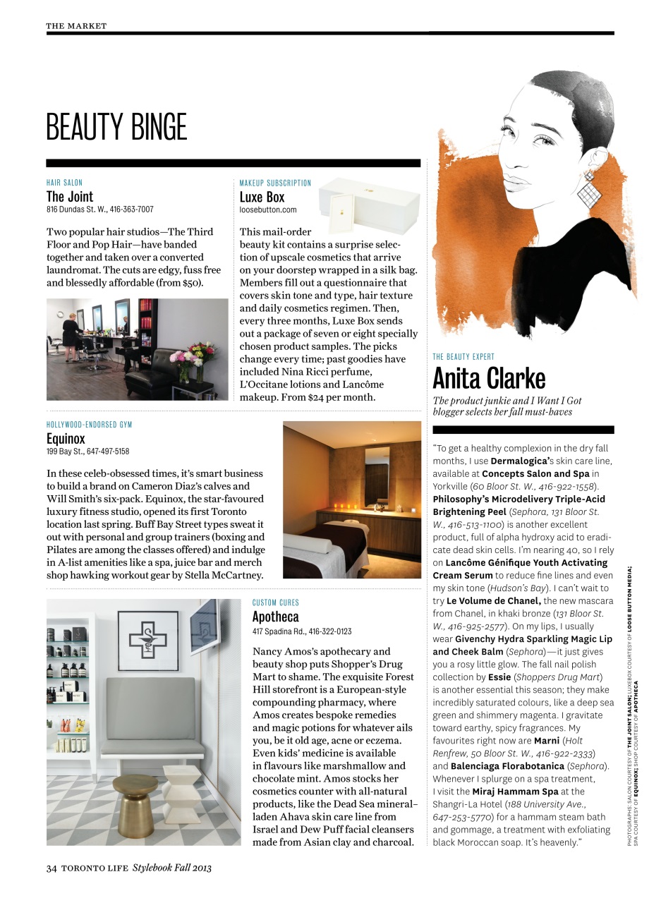 Toronto Life Preview Pages