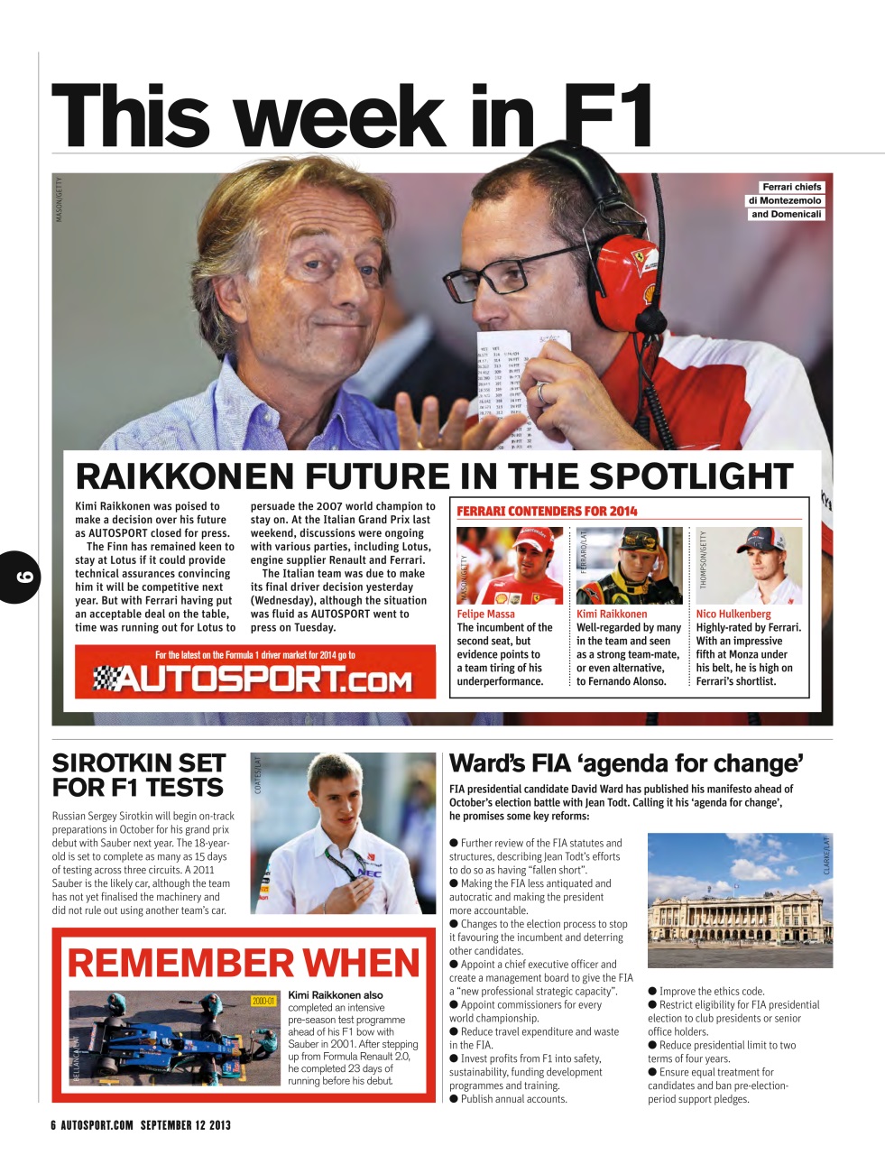 Autosport Preview Pages
