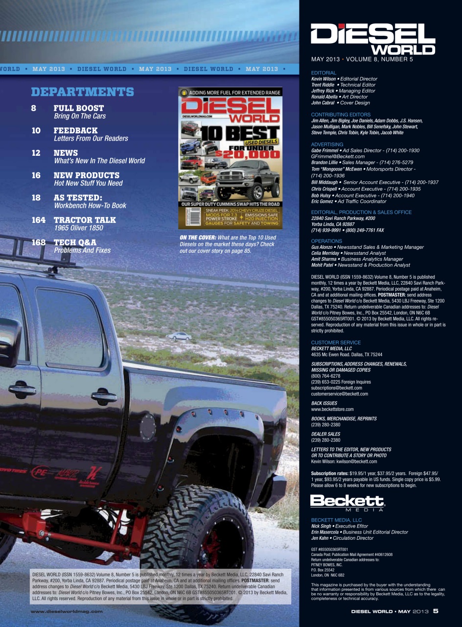 Diesel World Preview Pages