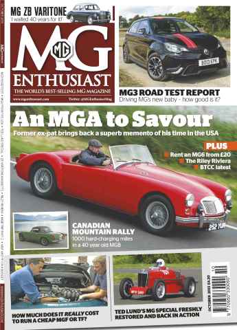 MG Enthusiast issue An MGA to Savour