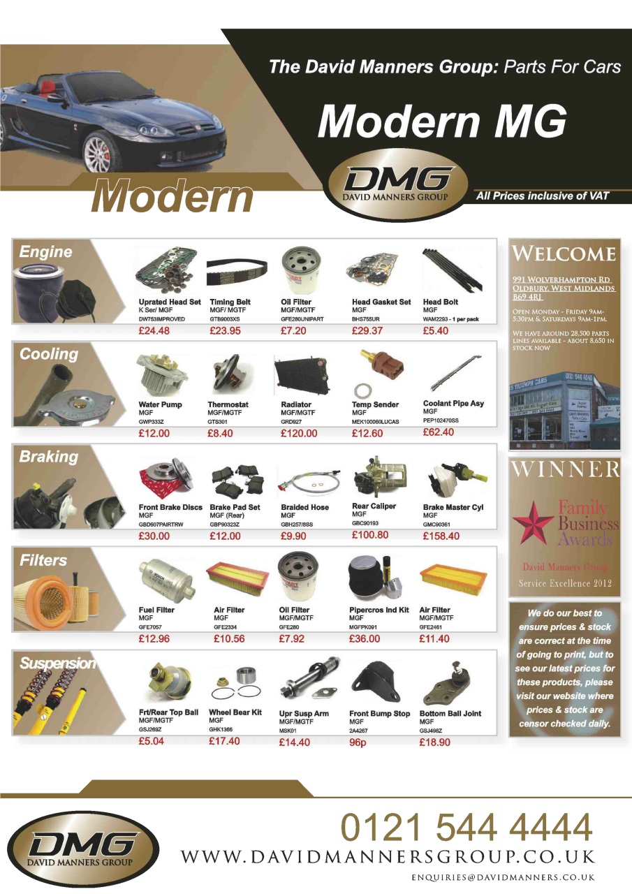 MG Enthusiast Preview Pages