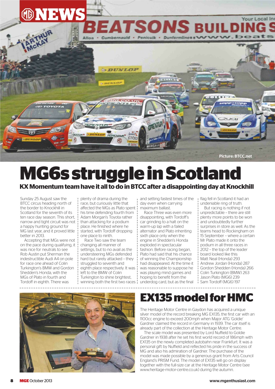 MG Enthusiast Preview Pages