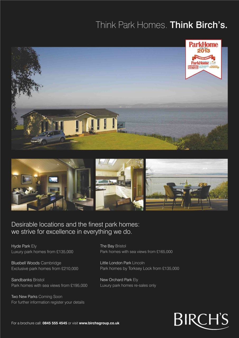 Park Home & Holiday Living Preview Pages