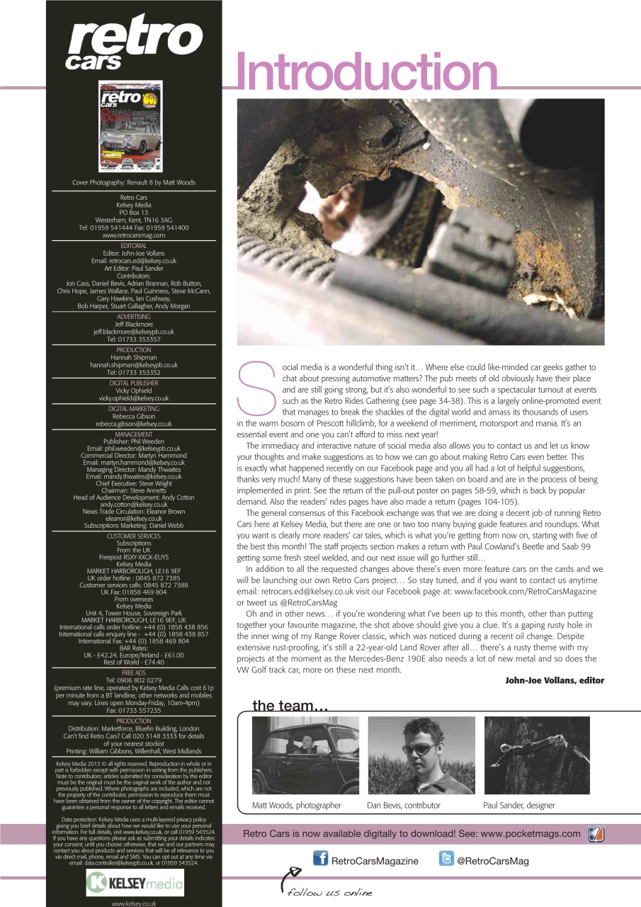 Retro Cars Preview Pages