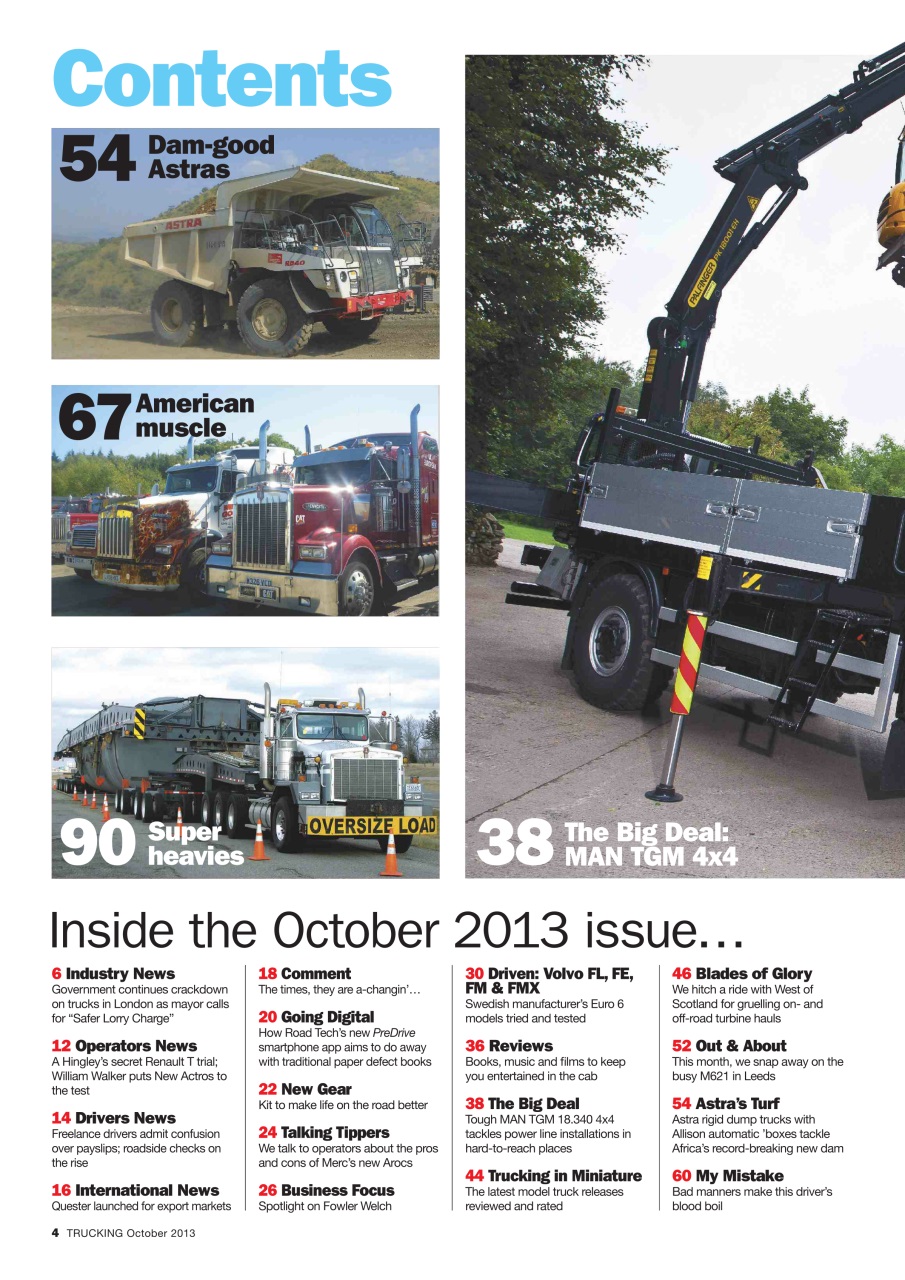 Trucking Magazine Preview Pages