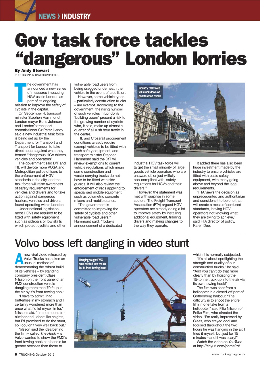 Trucking Magazine Preview Pages