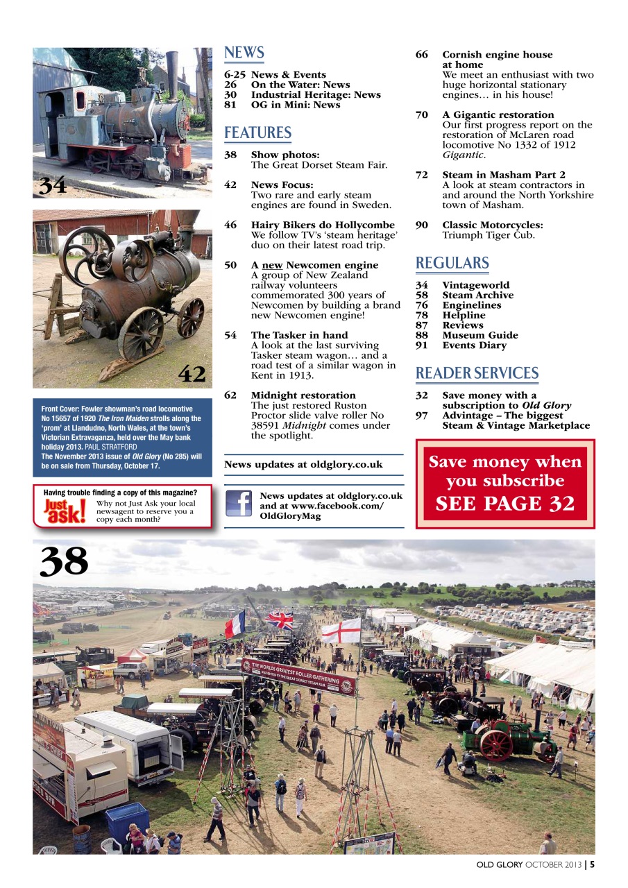 Old Glory Magazine Preview Pages