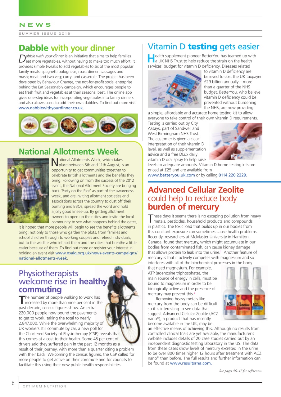Optimum Nutrition Preview Pages
