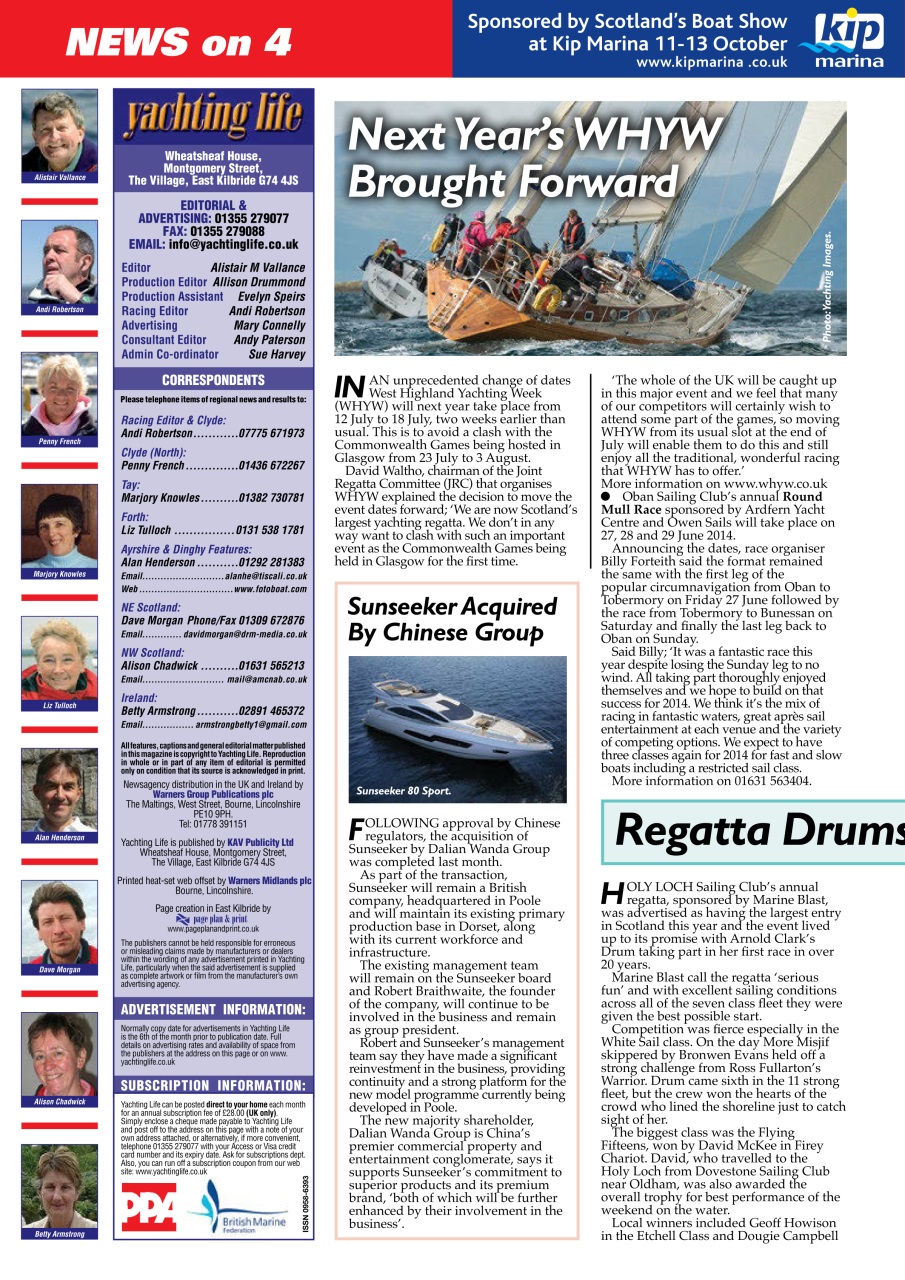 Yachting Life Preview Pages