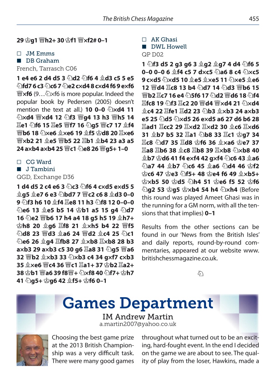 British Chess Magazine Preview Pages