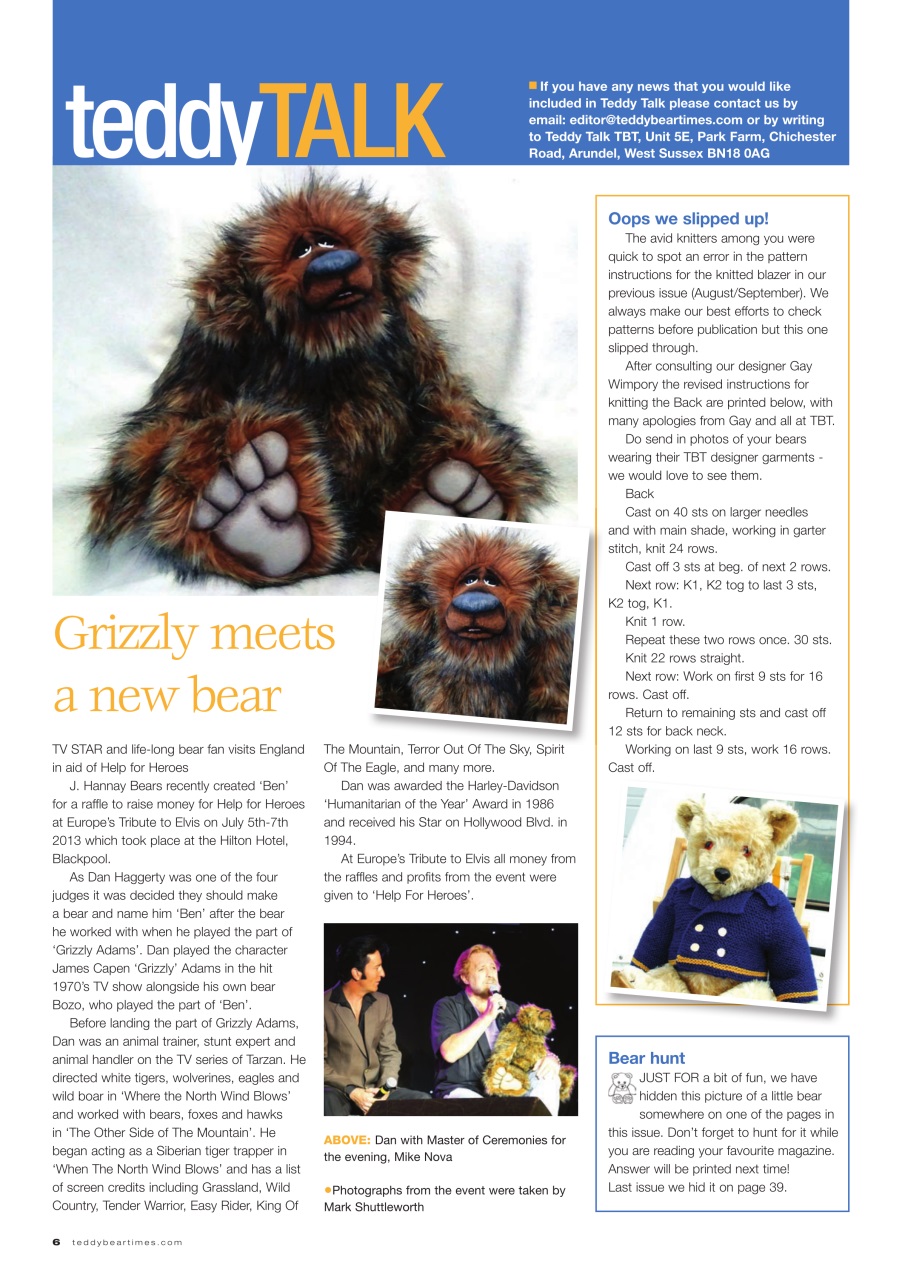 Teddy Bear Times Preview Pages