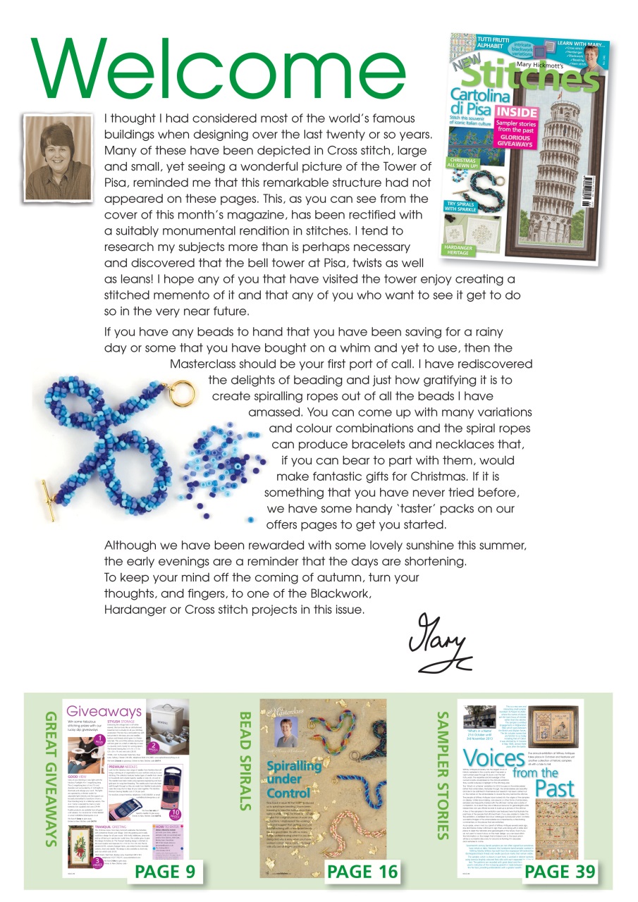 New Stitches Preview Pages