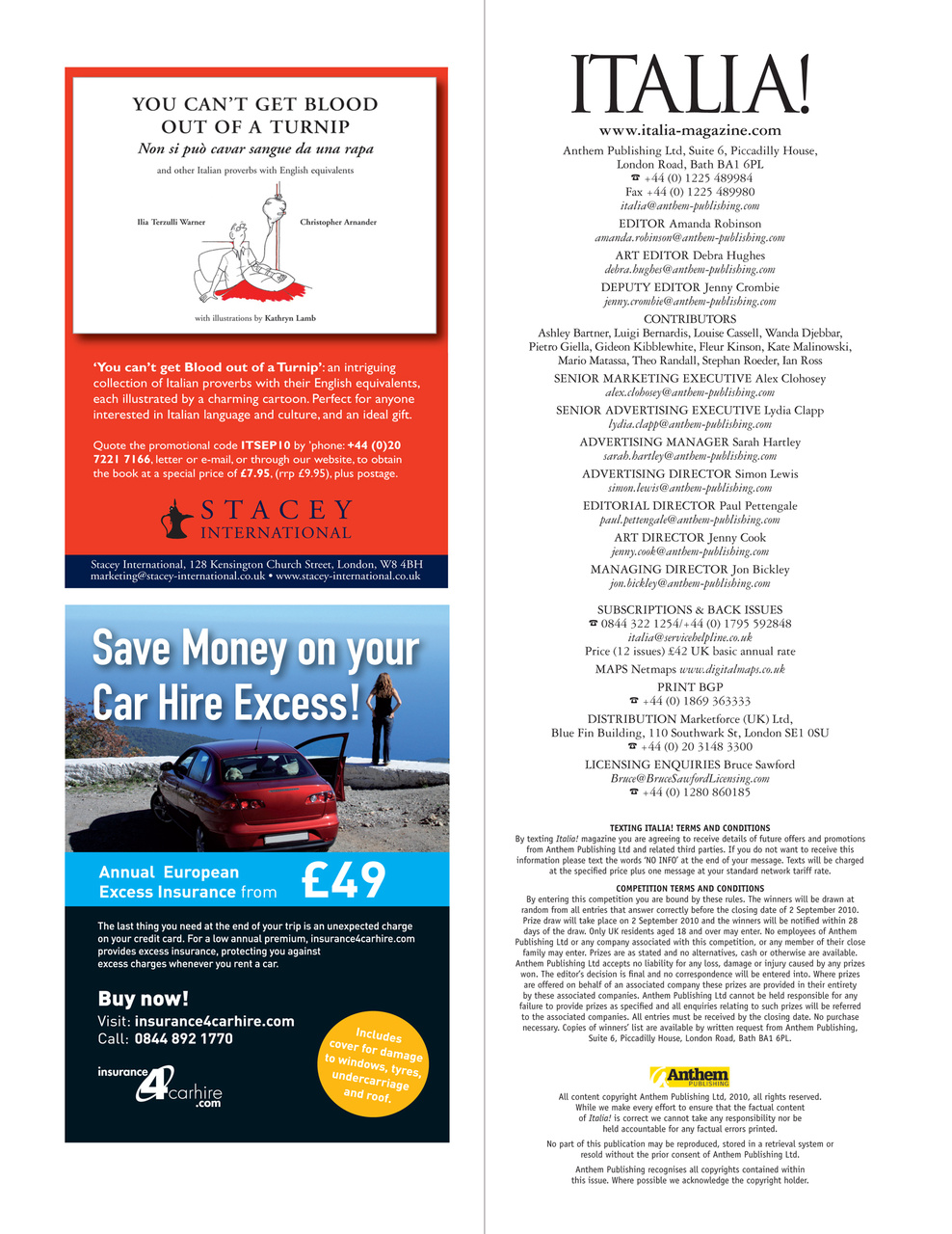 Italia! Preview Pages