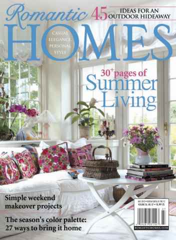 Romantic Homes issue July 2013