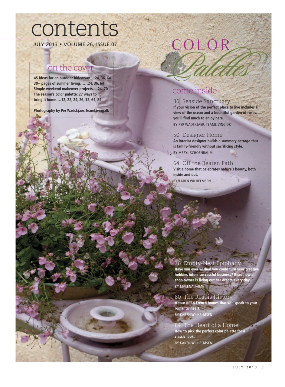 Romantic Homes Preview Pages