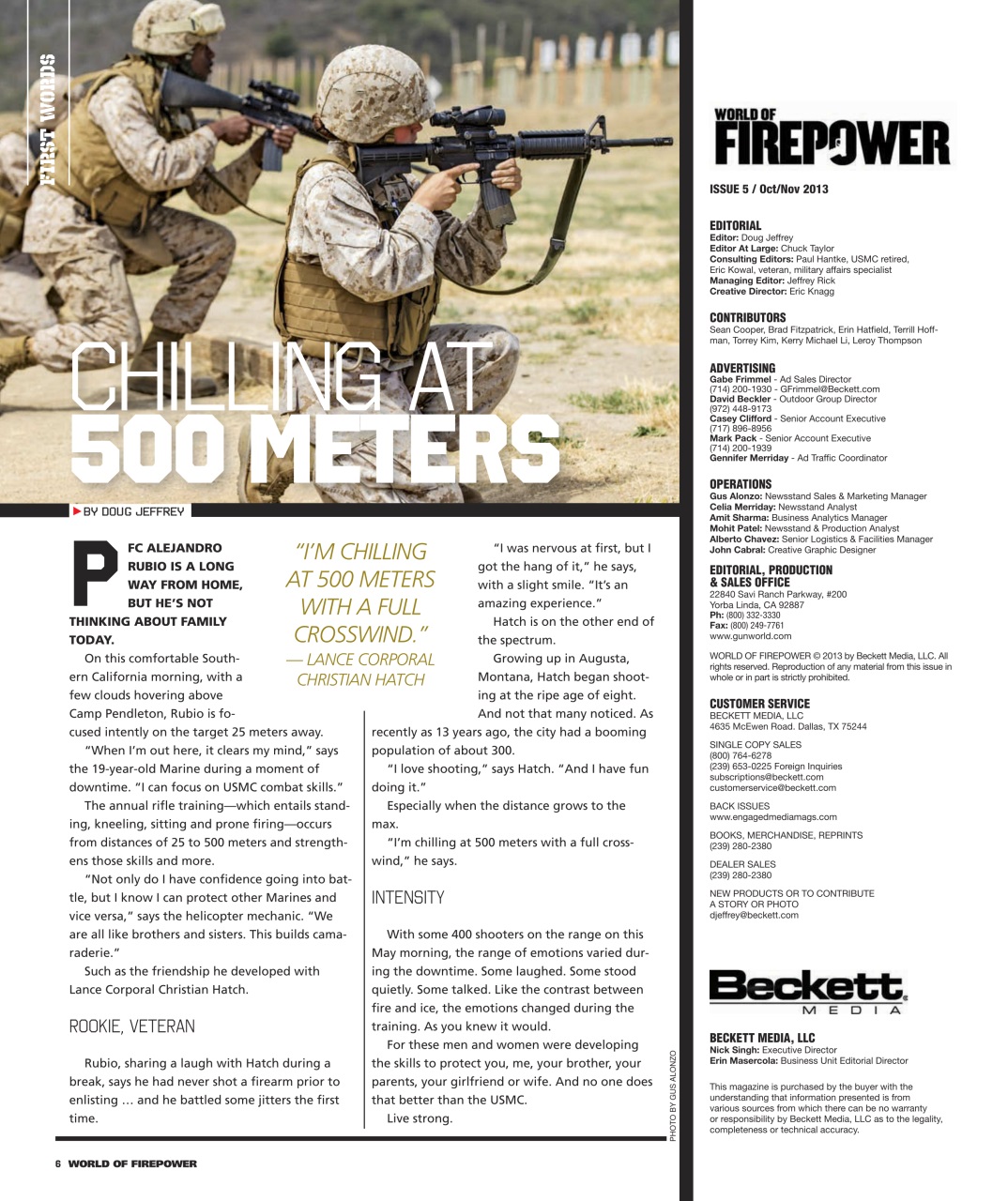 World of Fire Power Preview Pages