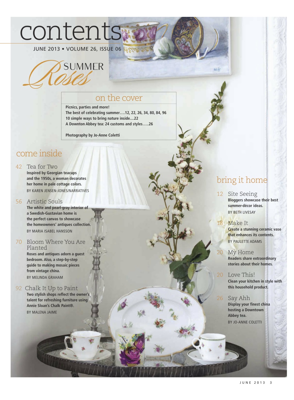 Romantic Homes Preview Pages
