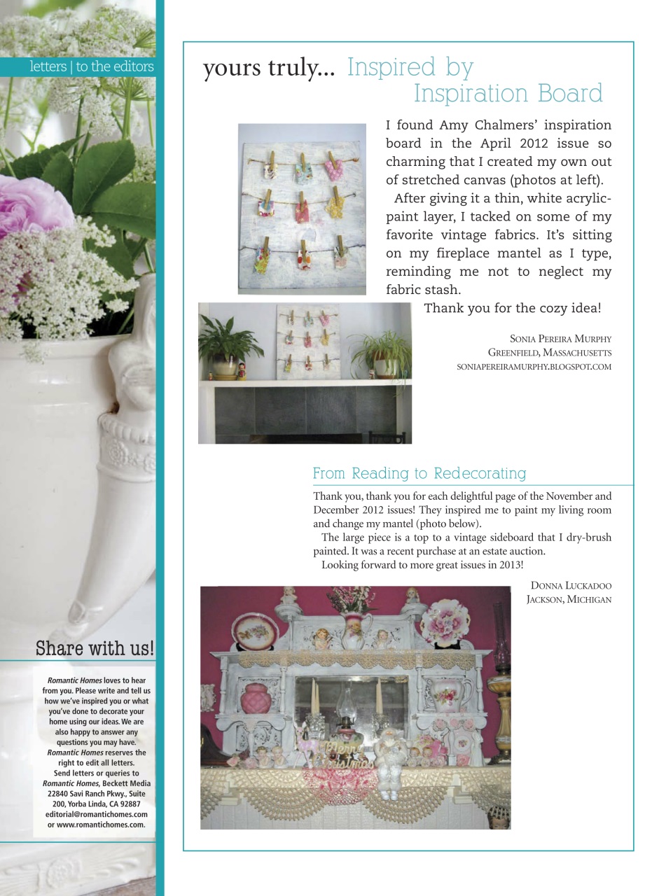 Romantic Homes Preview Pages