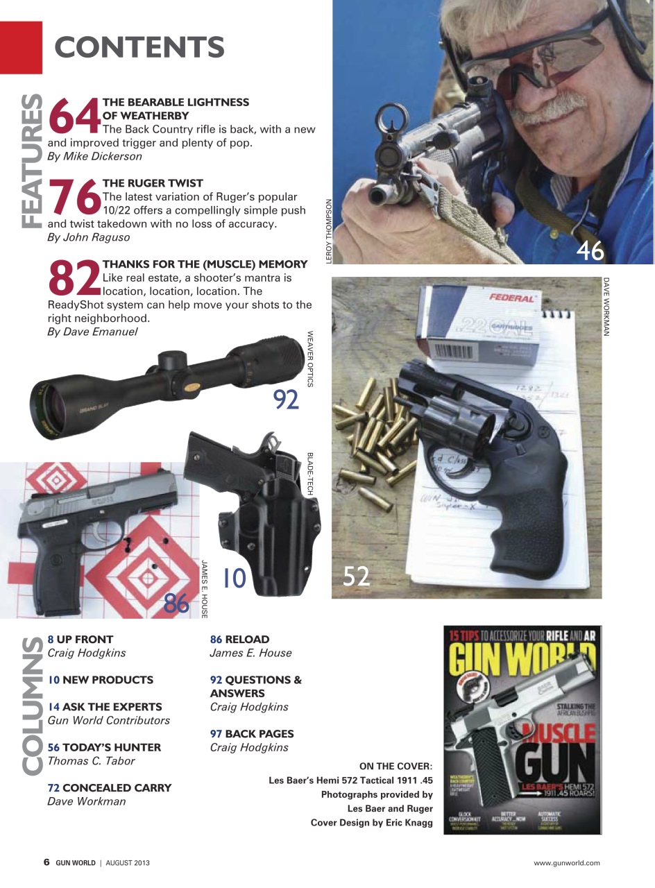 Gun World Preview Pages