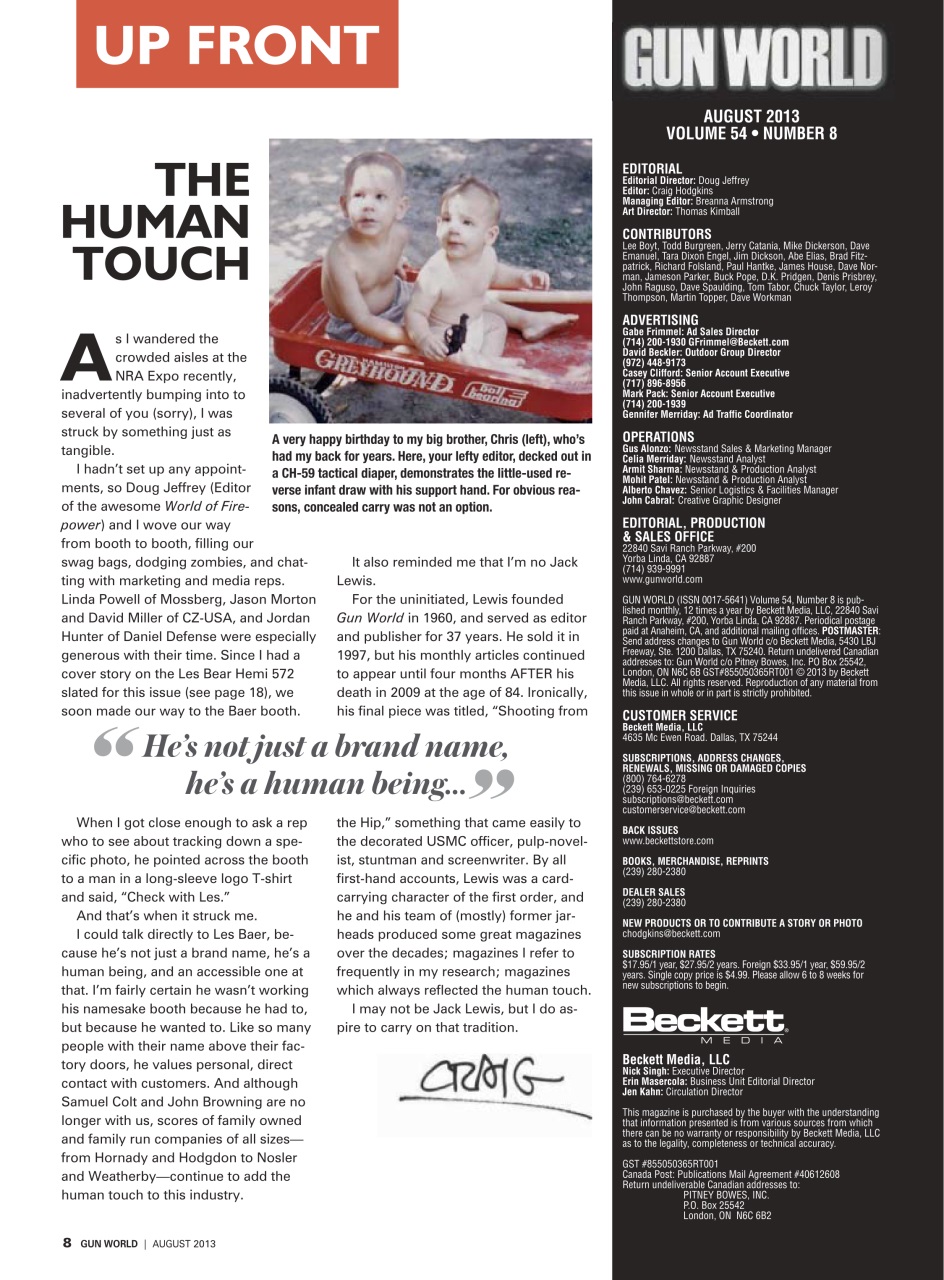 Gun World Preview Pages