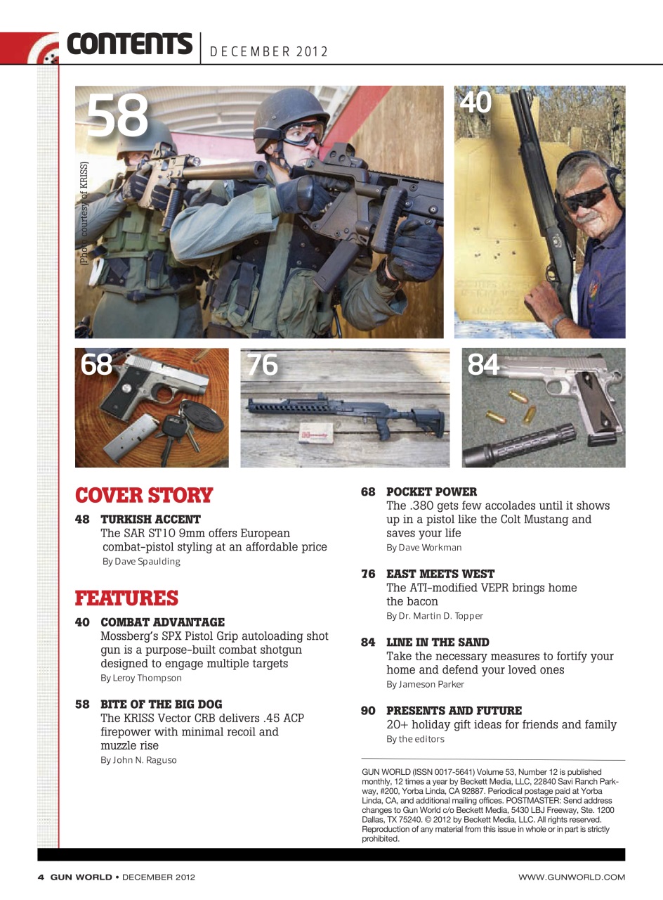 Gun World Preview Pages