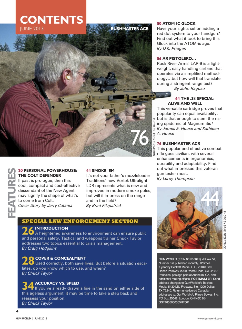 Gun World Preview Pages