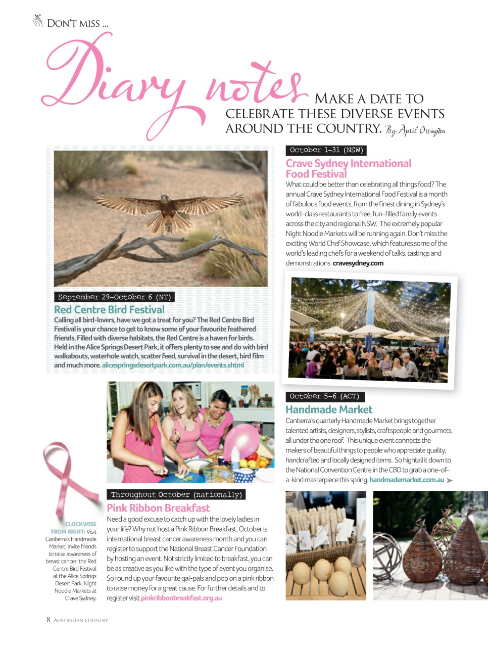 Australian Country Preview Pages