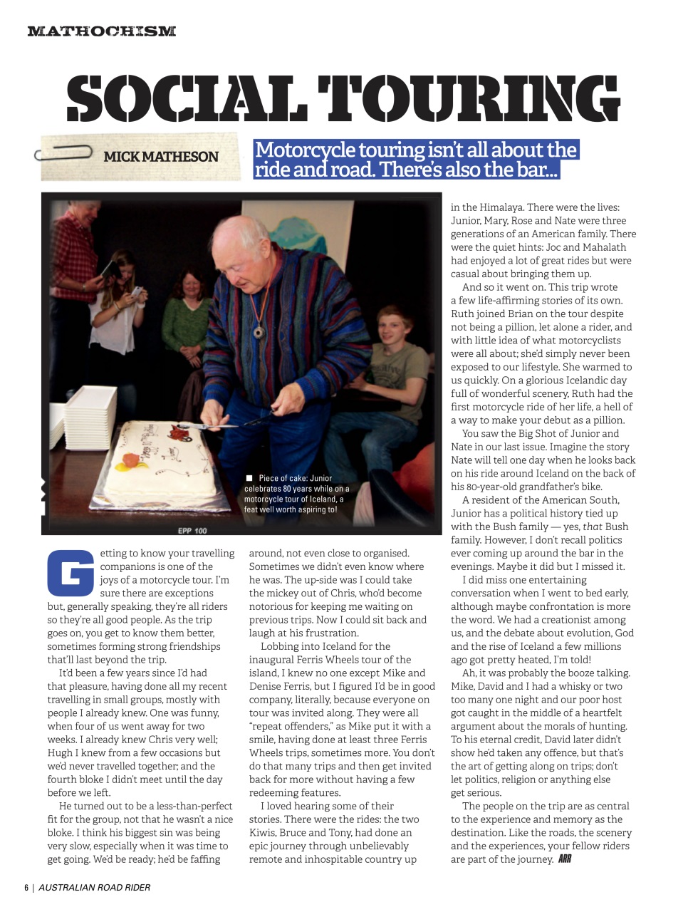 Australian Road Rider Preview Pages