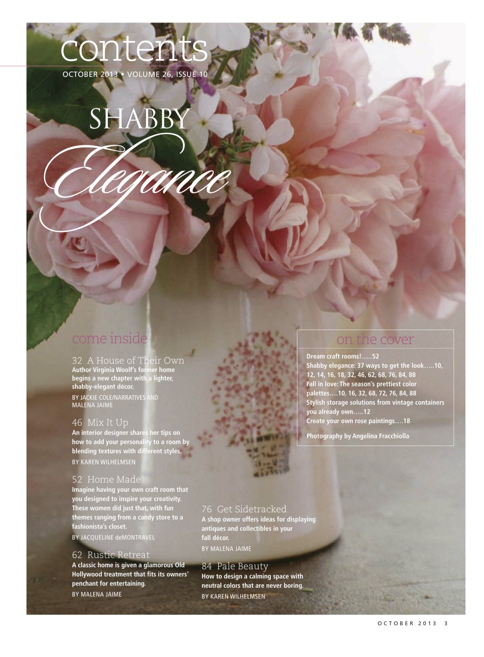 Romantic Homes Preview Pages
