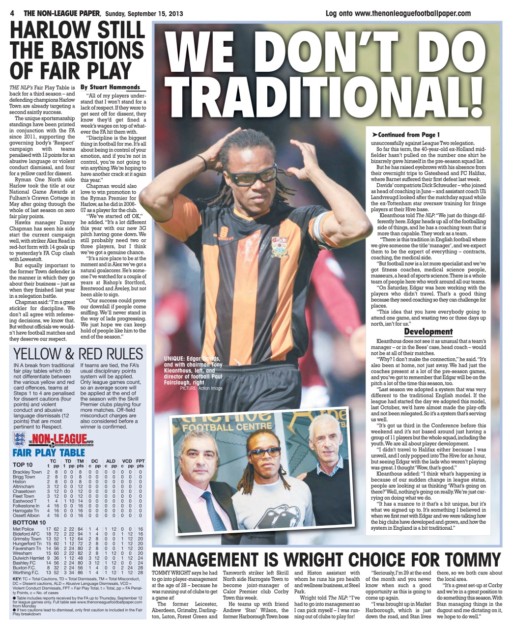 The Non-League Football Paper Preview Pages