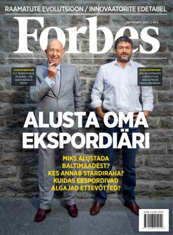 Forbes Estonia issue Forbes Sept'13