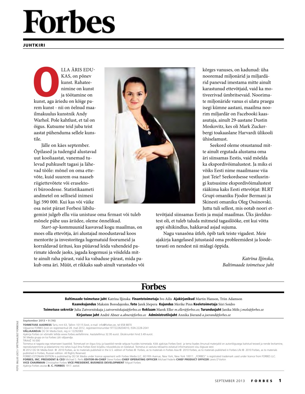 Forbes Estonia Preview Pages
