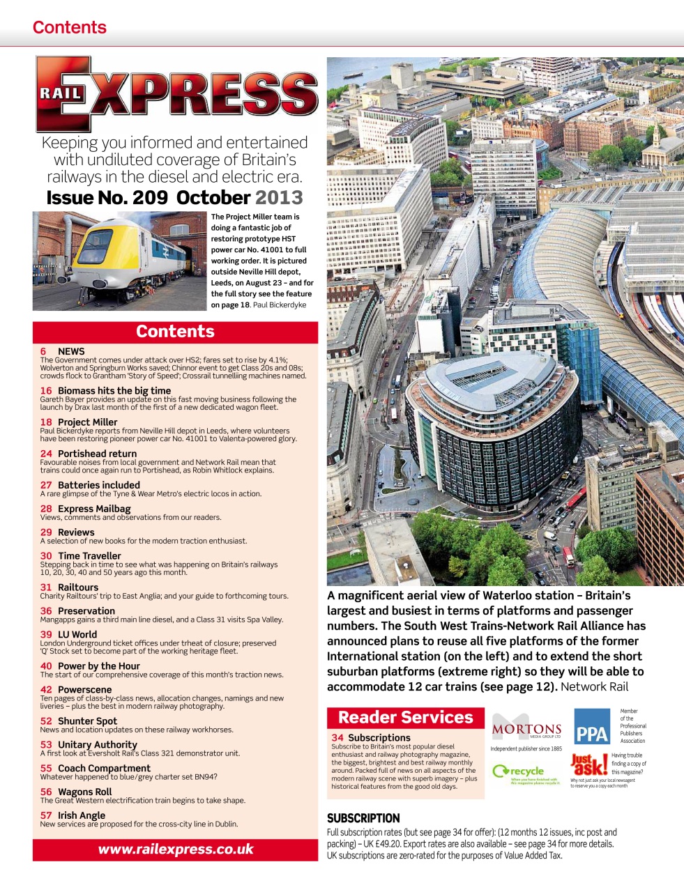 Rail Express Preview Pages