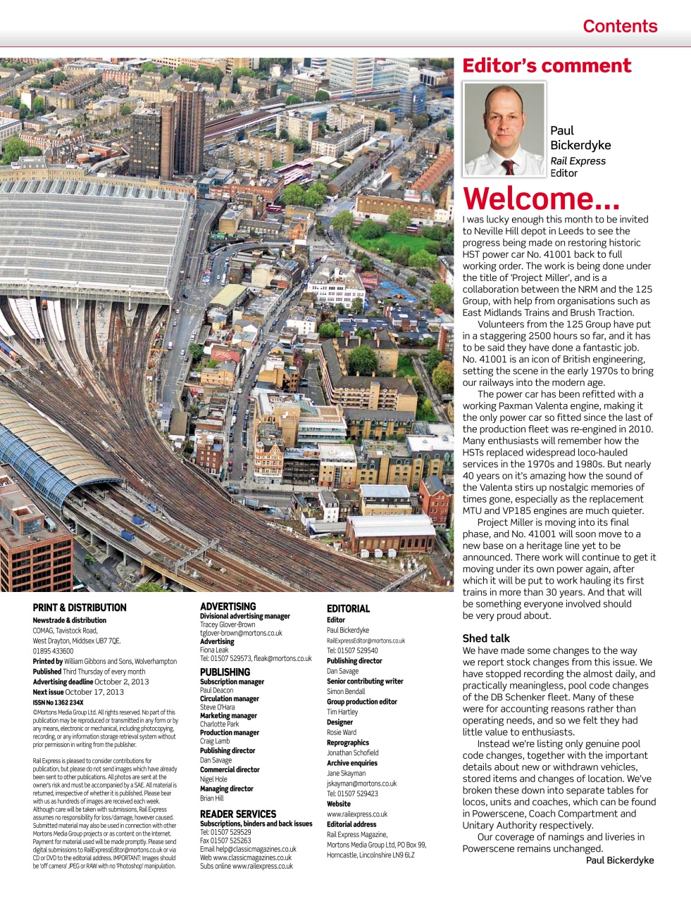 Rail Express Preview Pages