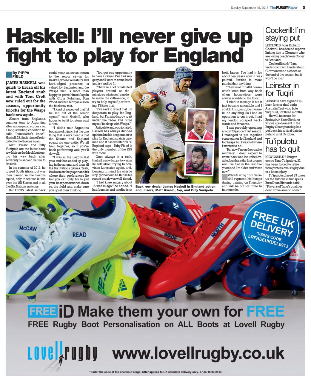 The Rugby Paper Preview Pages