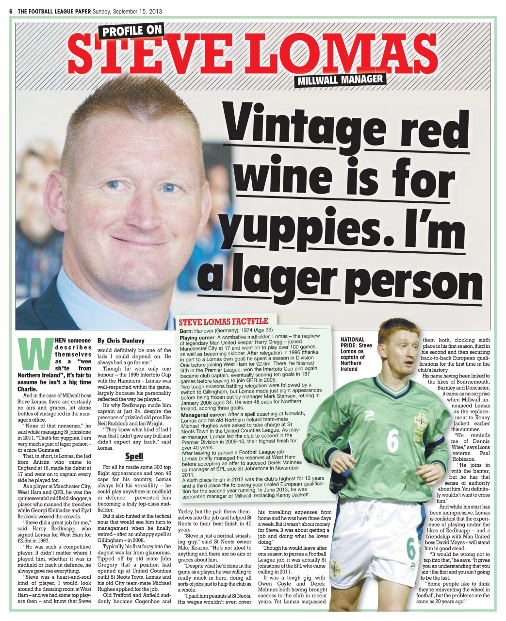 The Football League Paper Preview Pages