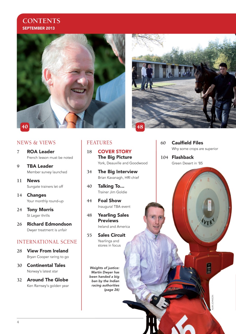 The Owner Breeder Preview Pages