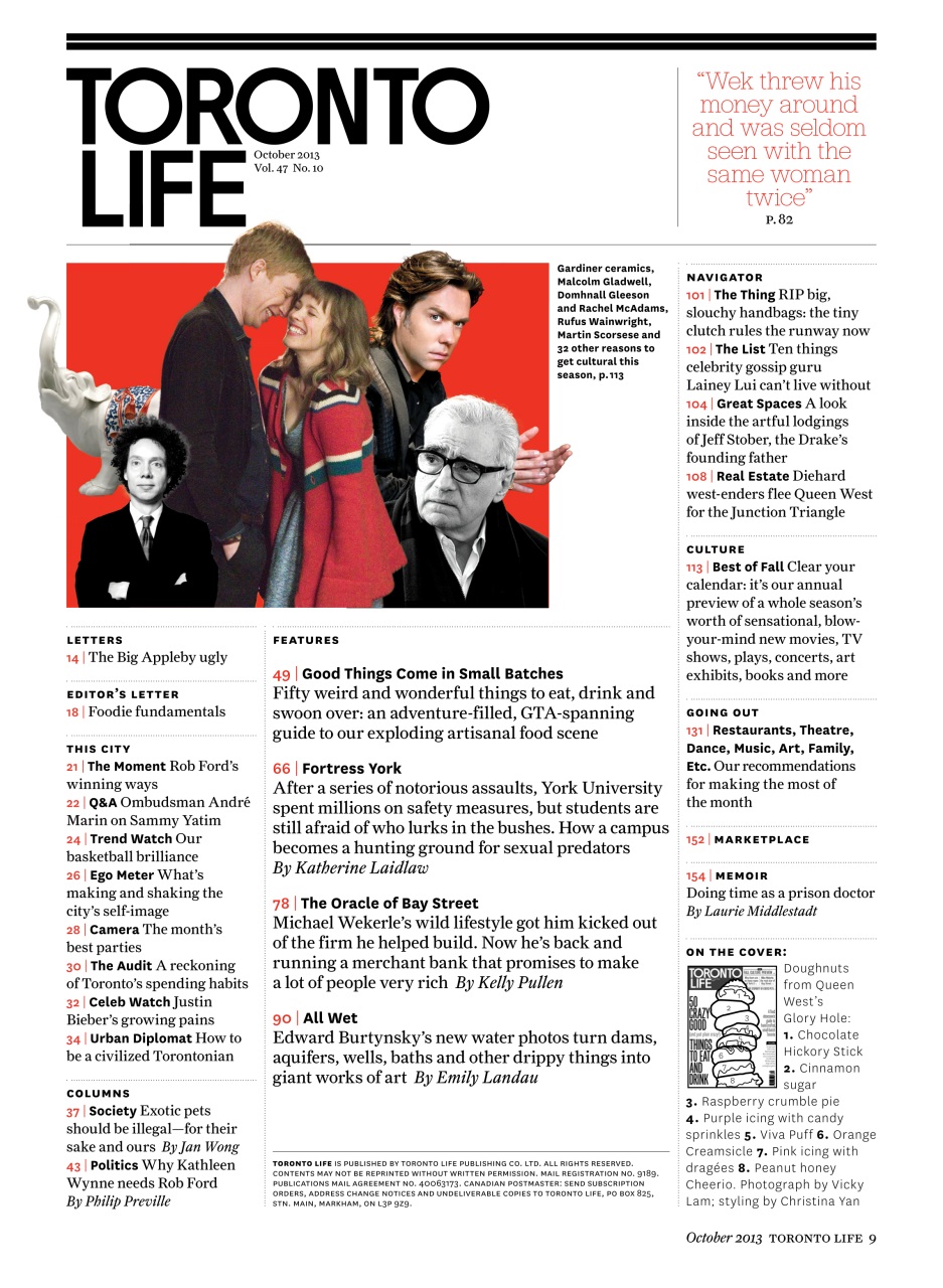 Toronto Life Preview Pages