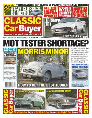Classic Car Buyer issue No.195 Morris Minor