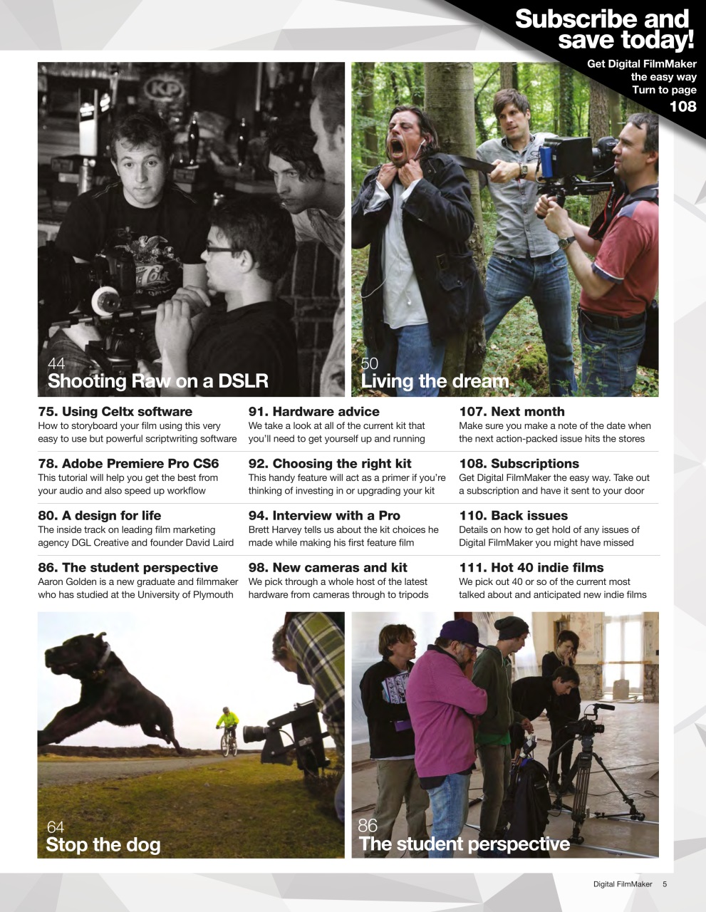 Digital FilmMaker Preview Pages