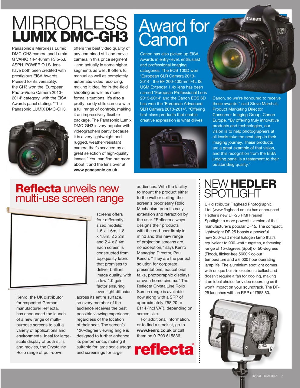 Digital FilmMaker Preview Pages