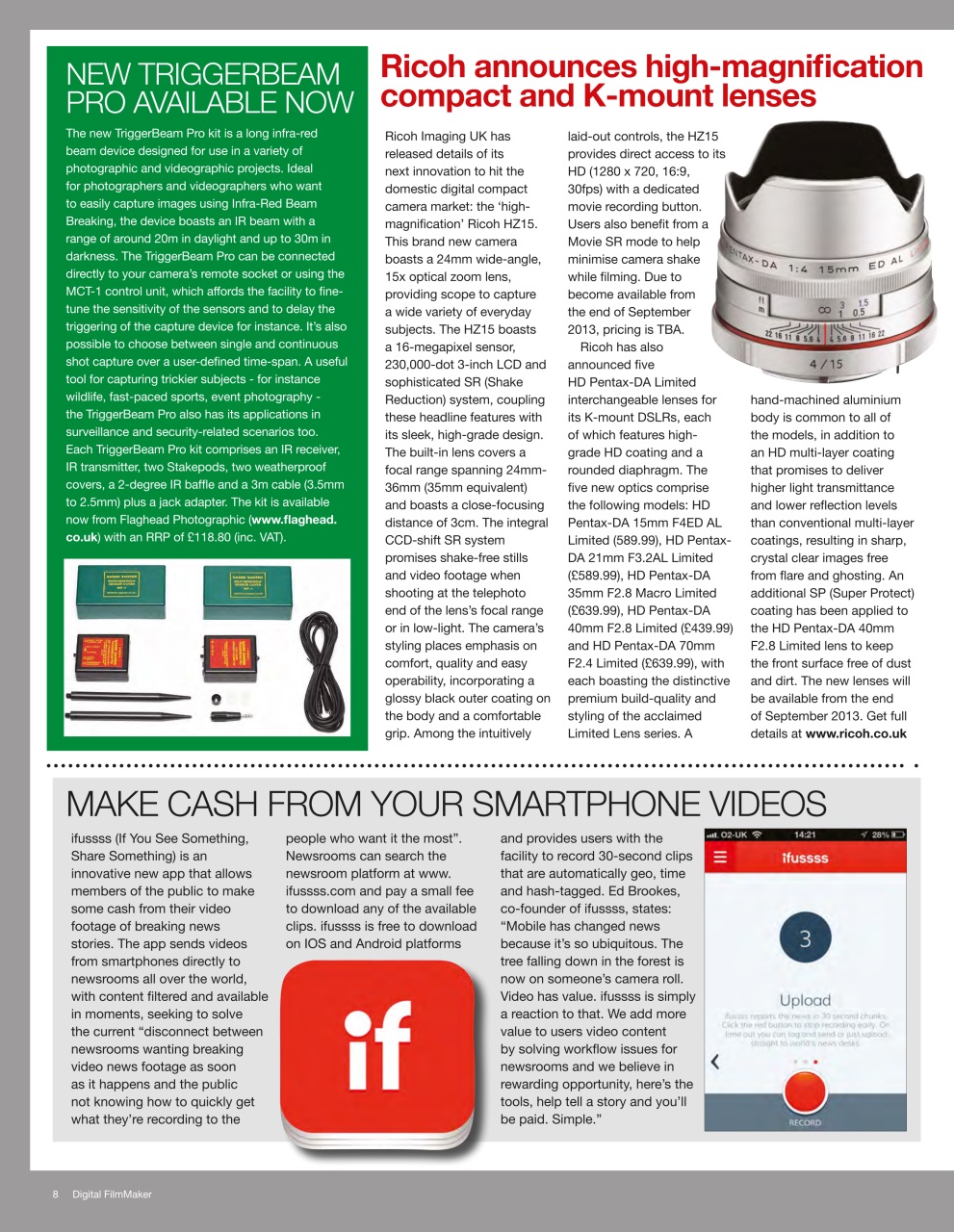 Digital FilmMaker Preview Pages